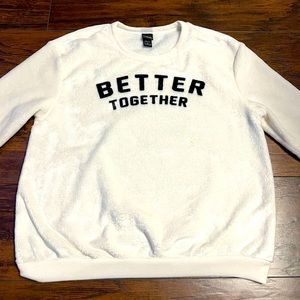 Disney Better Together Minnie/Mickey Mouse Sweater Women Size Small q